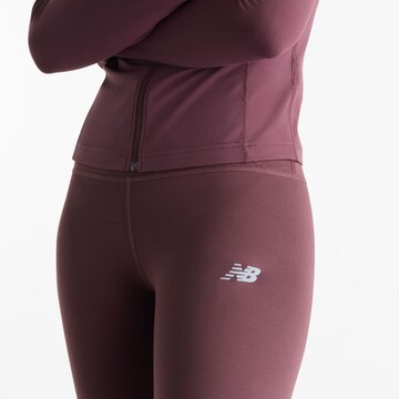 Skinny Pantalon de sport 'NB Harmony High Rise Legging 25"' new balance en rouge