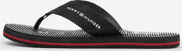 TOMMY HILFIGER Teenslippers in Zwart: voorkant