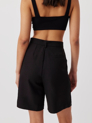 LeGer by Lena Gercke Wide leg Pleat-Front Pants 'Athina' in Black