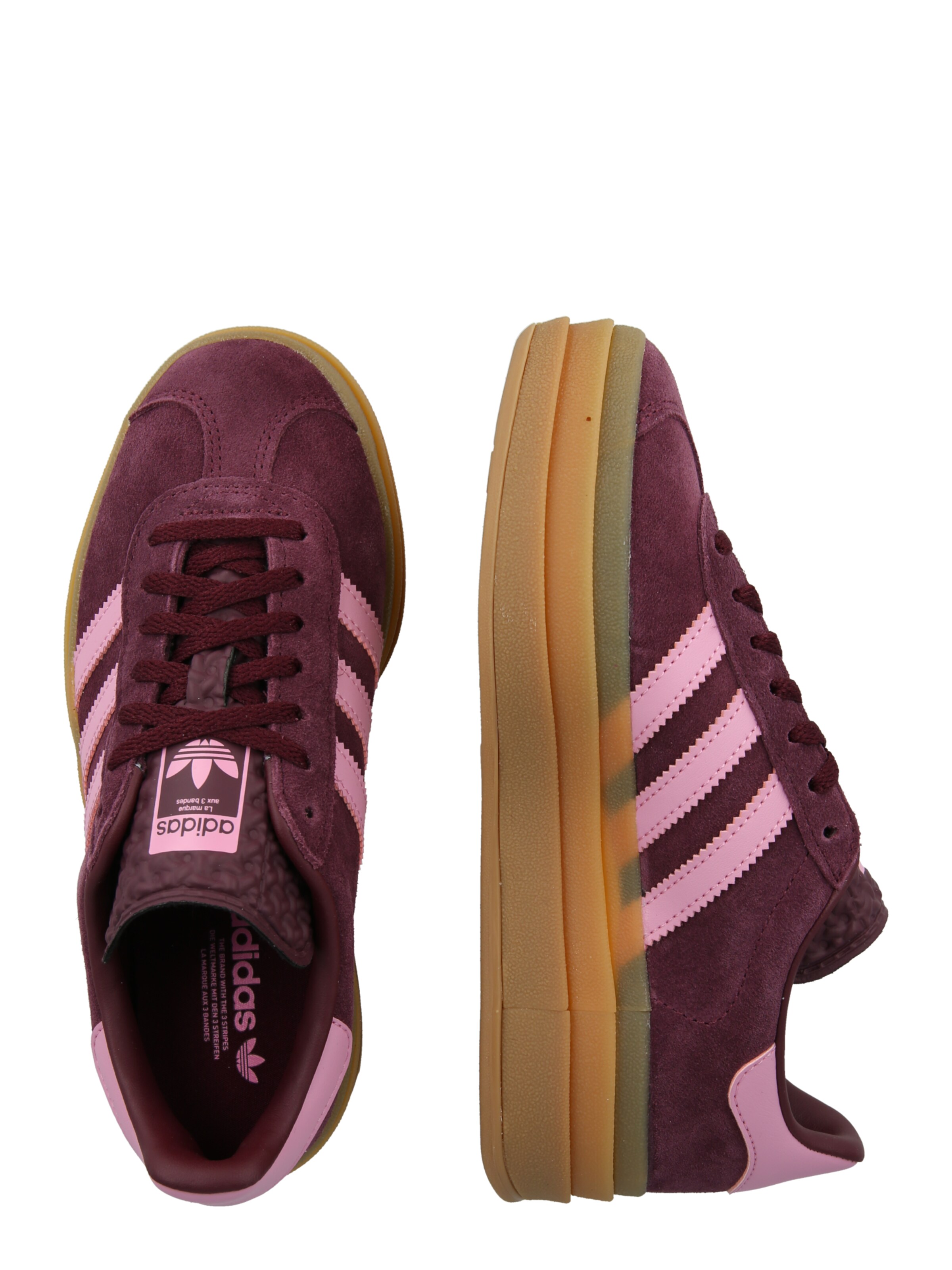 ADIDAS ORIGINALS Sneakers 'GAZELLE BOLD' i rød