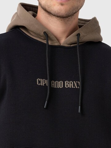 Sweat-shirt CIPO & BAXX en noir