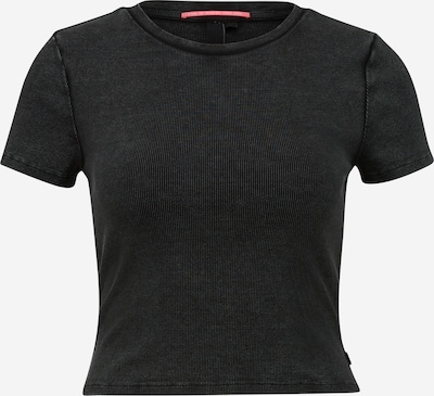 QS T-shirt en noir, Vue avec produit