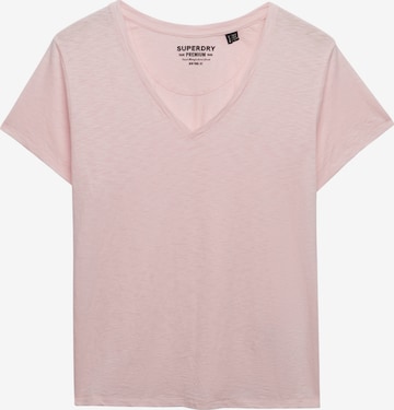 Superdry & Co Футболка в Ярко-розовый: спереди