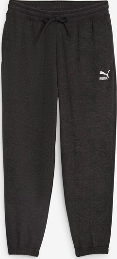 PUMA Pantalon en noir chiné / blanc, Vue avec produit