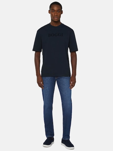 Boggi Milano T-Shirt in Blau