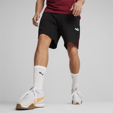 PUMA Regular Sportbroek in Zwart: voorkant