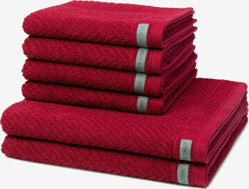 ROSS Towel 'Smart' in Red: front