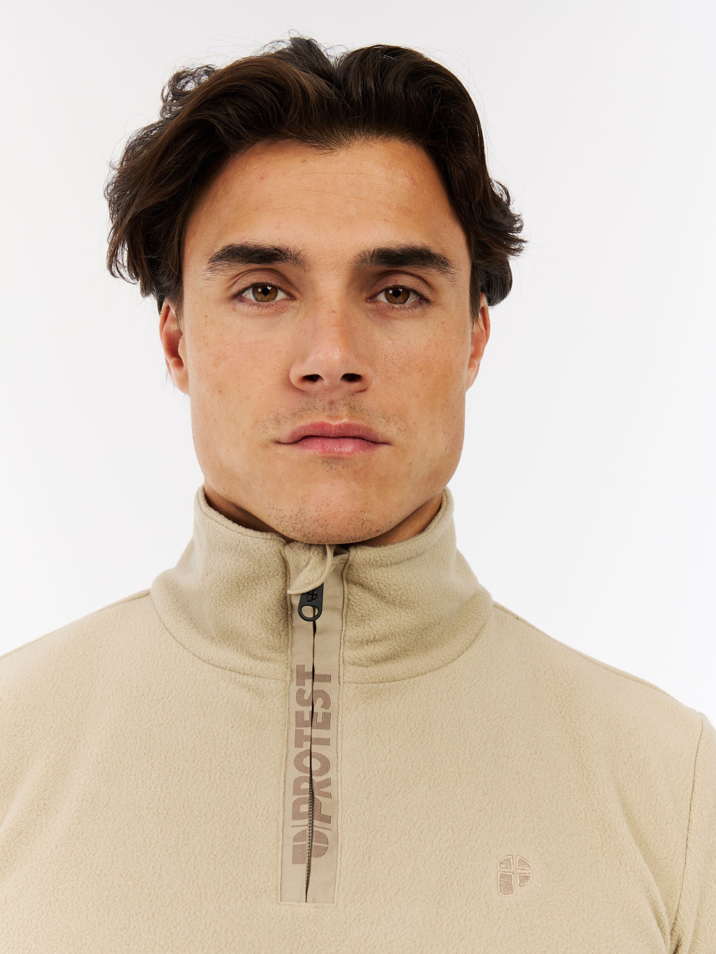 PROTEST Sports sweatshirt 'PRTReperfecto' in Brown