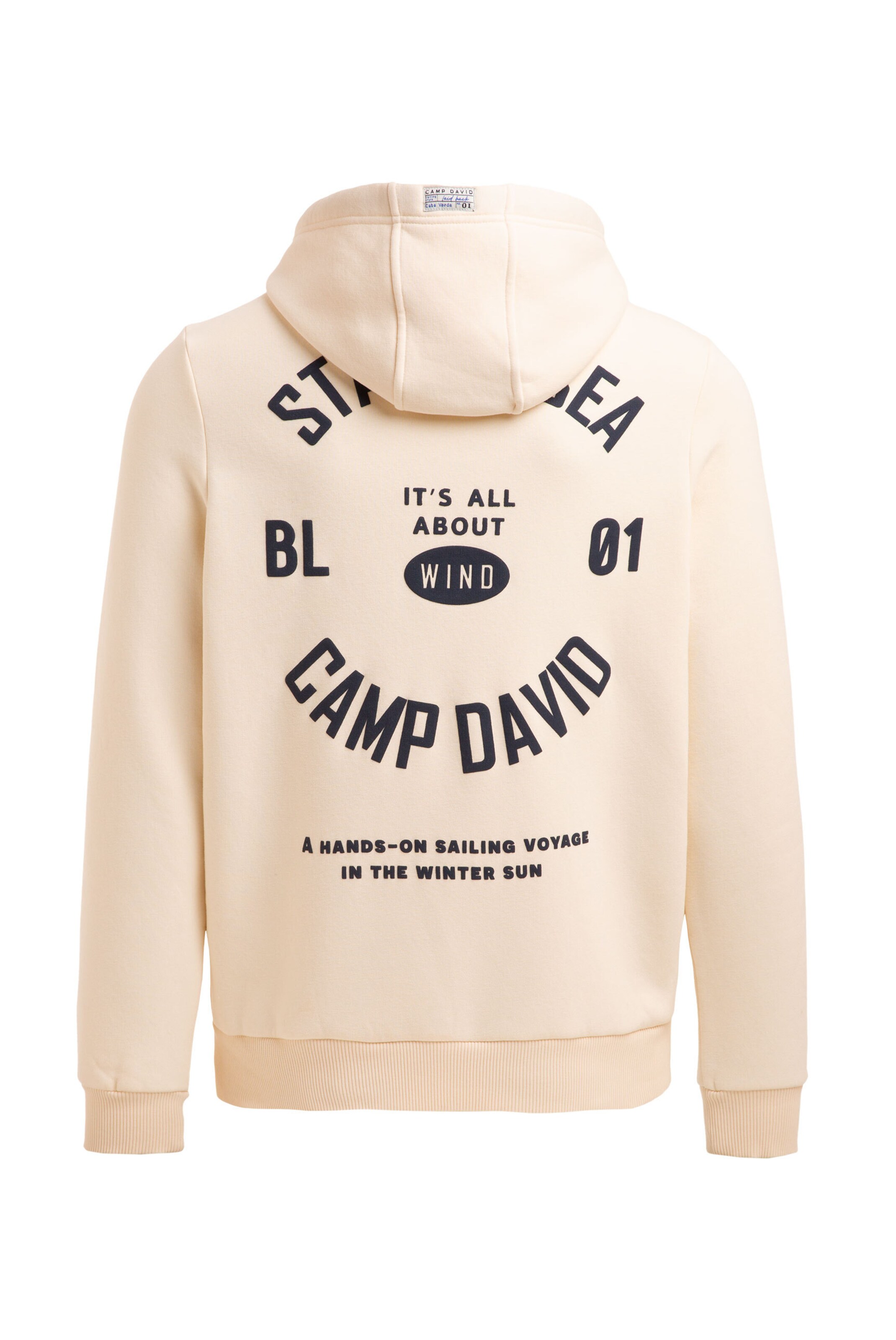 CAMP DAVID Sweatshirt in Beige