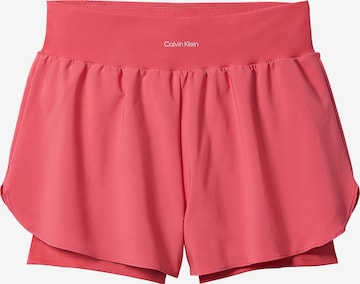 Pantalon de sport Calvin Klein en rose : devant