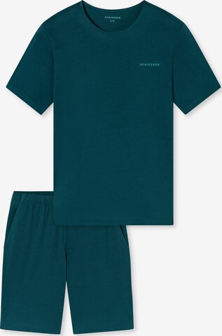 SCHIESSER Shorty ' Modern Bonded ' in Grün: Vorderseite