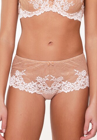 LingaDore Boyshorts in Beige: front