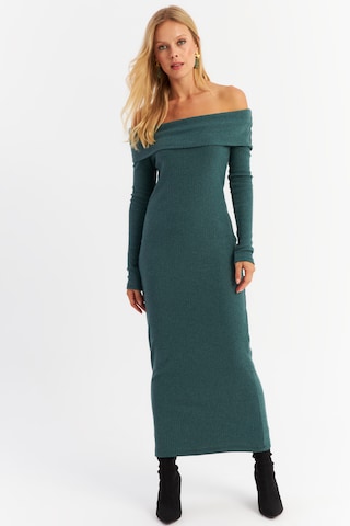 Cool & Sexy - Vestido de malha em verde