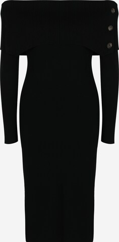 Gap Petite Pletené šaty - Čierna: predná strana