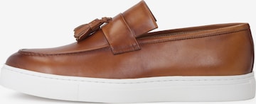 Kazar Slip-ons in Brown: front