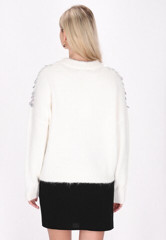 Pull-over IZIA en blanc