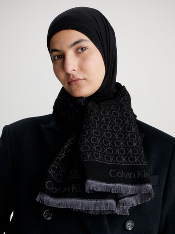 Calvin Klein Scarf in Black: front