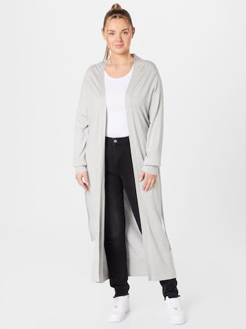 Dorothy Perkins Curve Knitted Coat in Grey