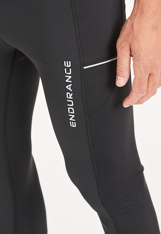 ENDURANCE Skinny Workout Pants 'Energy V2' in Black