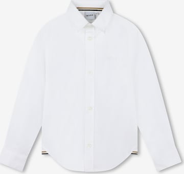 BOSS Kidswear Regularny krój Koszula w kolorze biały: przód