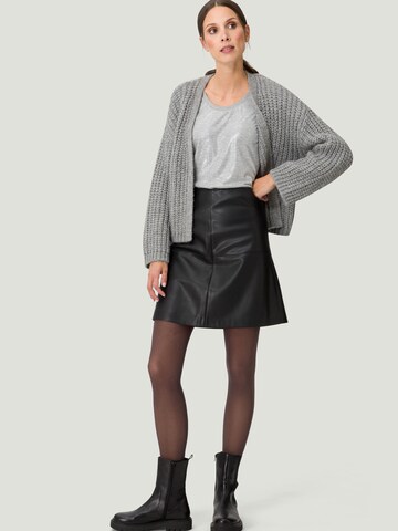 zero T-Shirt mit Alloverdruck in Grau