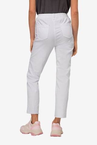 Coupe slim Pantalon LAURASØN en blanc