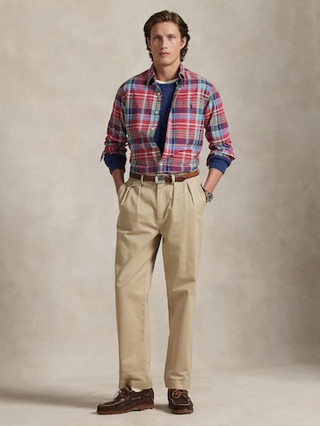 Fit confort Chemise Polo Ralph Lauren en rouge