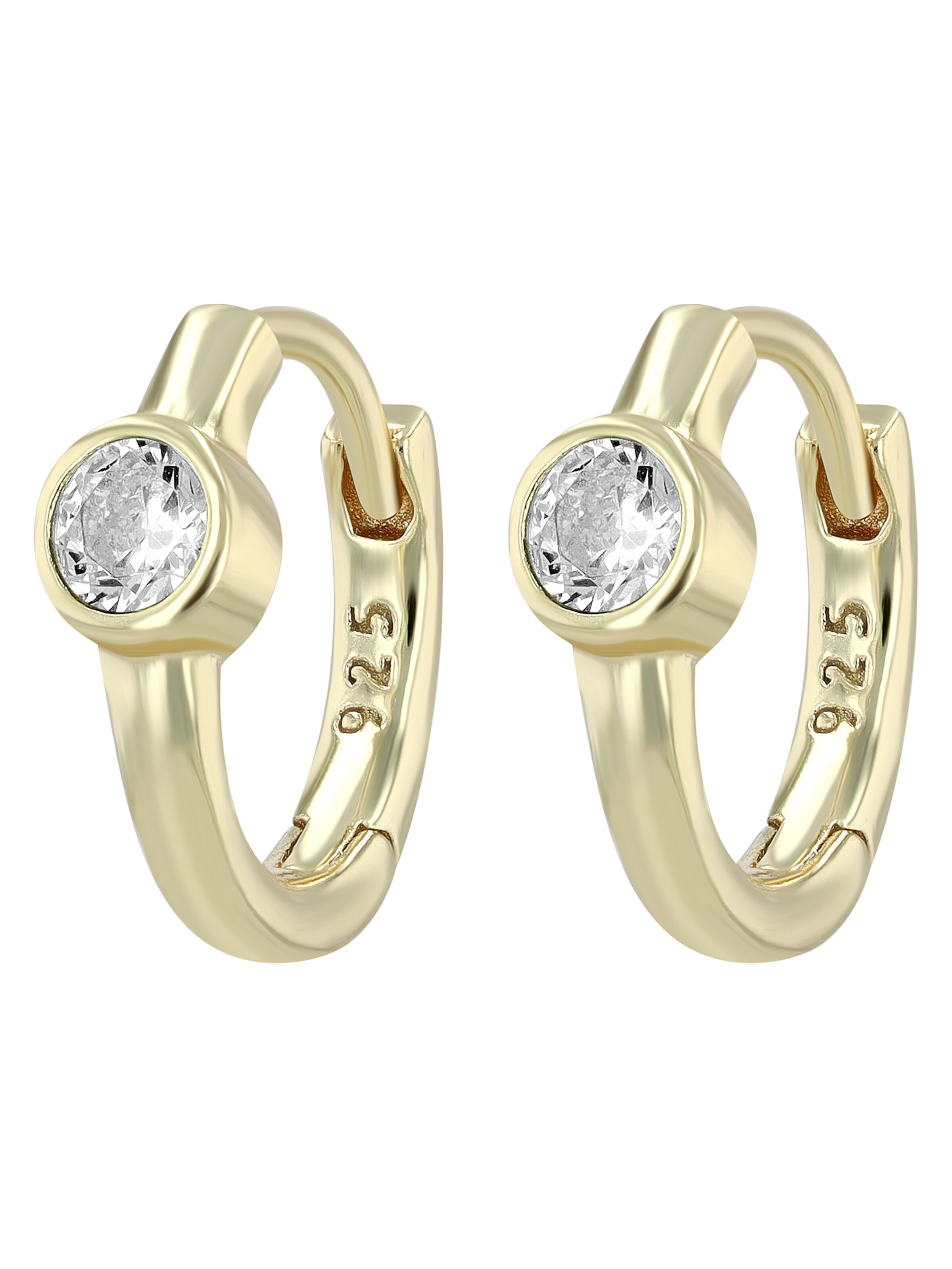 Akzent Earrings 'langlebig' in Gold