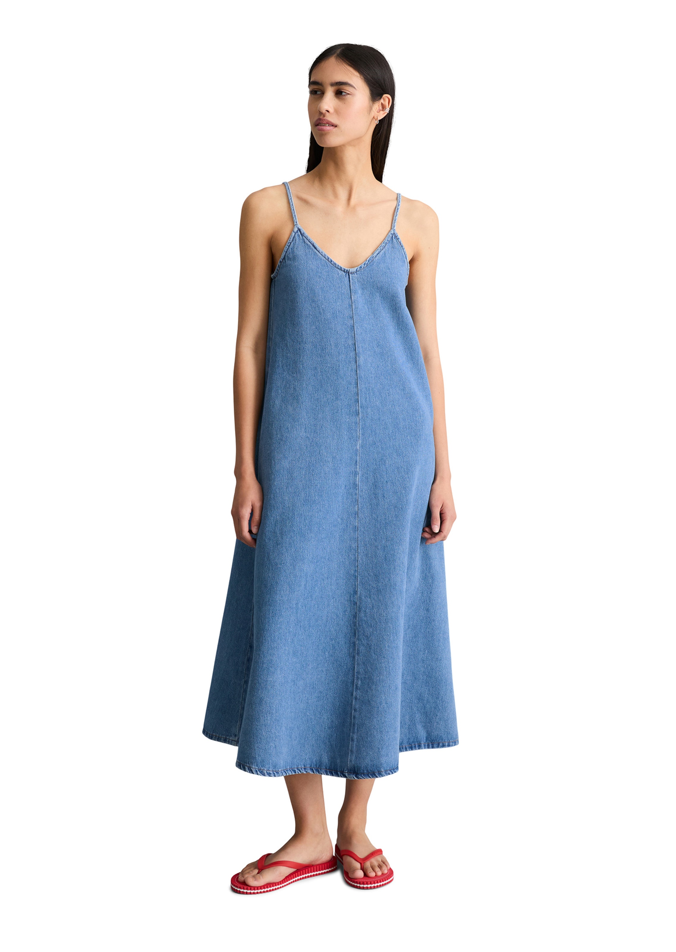 Marc O'Polo DENIM Jurk in Blauw: voorkant