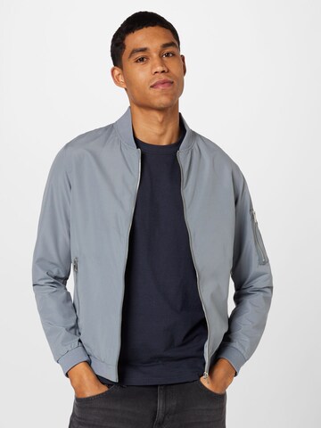 JACK & JONES - Ajuste regular Chaqueta de entretiempo 'Rush' en gris: frente