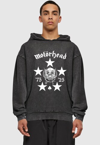 Merchcode Sweatshirt 'Motorhead - 50th BMG' in Zwart: voorkant