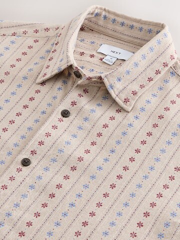 Next Regularny krój Koszula w kolorze brązowy