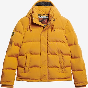 Superdry Зимняя куртка 'Everest' в Желтый: спереди