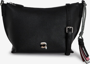 juoda Karl Lagerfeld Rankinė su ilgu dirželiu: priekis