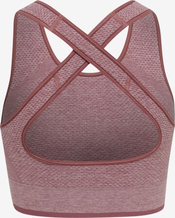 Hummel Bustier Sport-BH in Pink