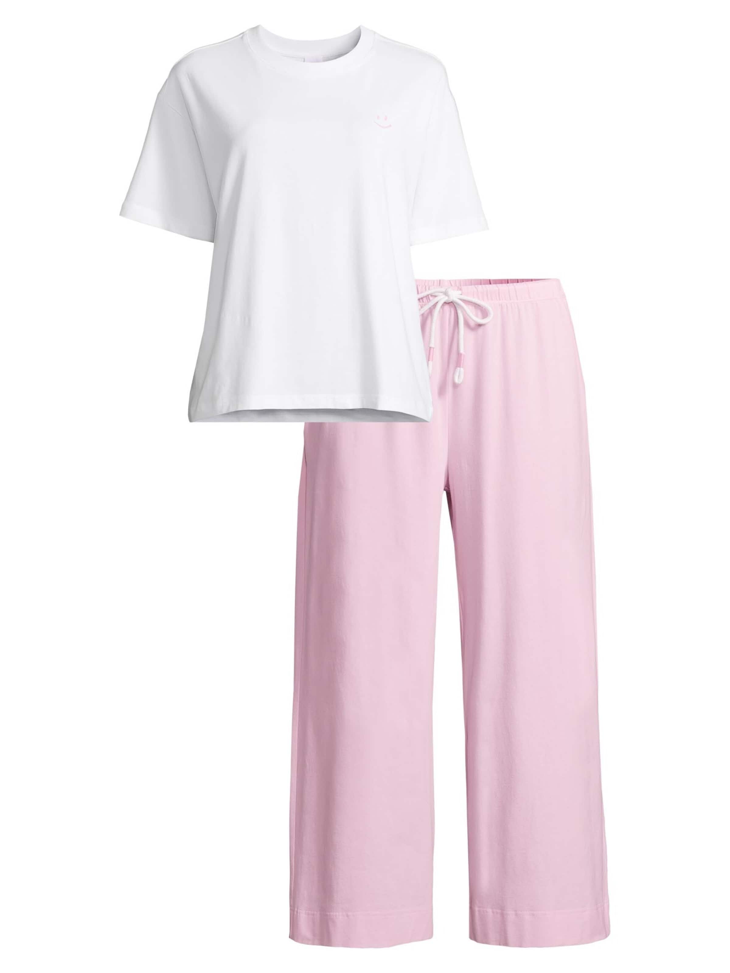 Mey Pyjama 'Solid Love'‌‌‌‌ in Pink: Vorderseite