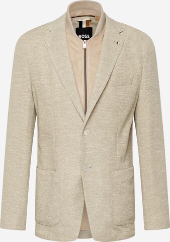 BOSS Regular Fit Pikkutakki 'Jaye' värissä beige: edessä