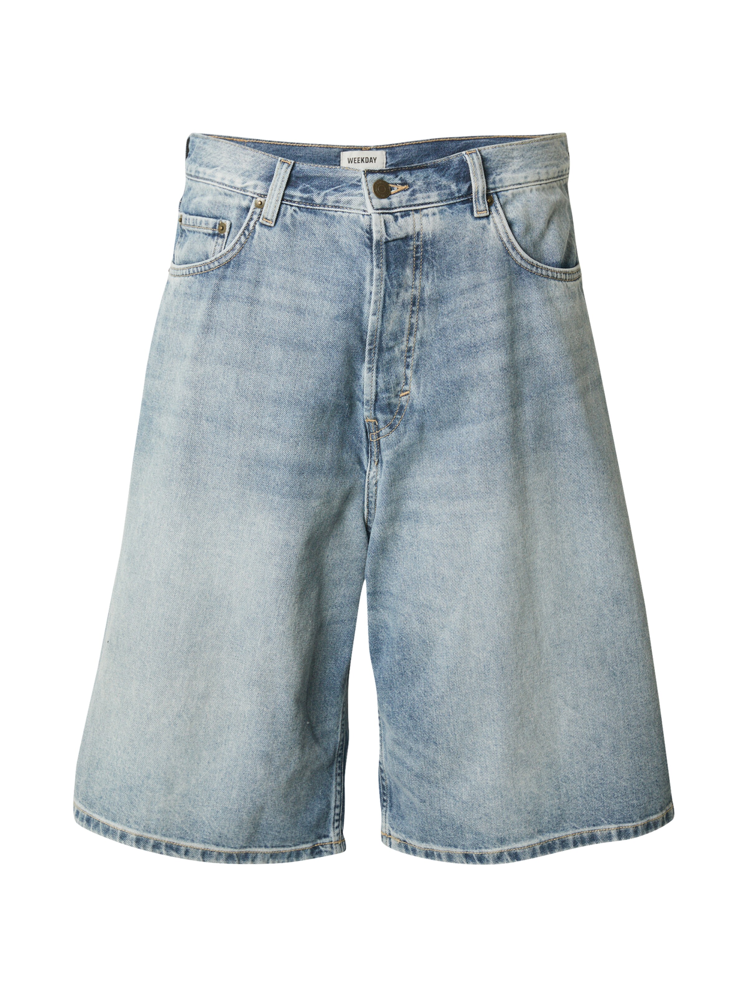 mėlyna WEEKDAY Džinsai 'Astro': priekis