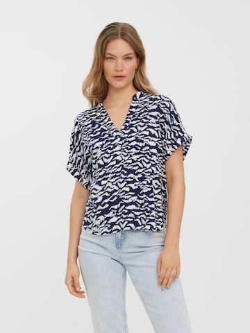 VERO MODA Bluse 'TIPI' in Blau: predná strana