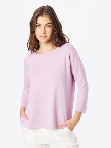 T-shirt TOM TAILOR DENIM en violet : devant