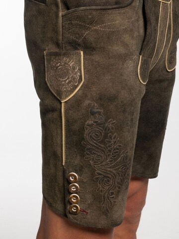 Regular Pantalon folklorique 'FCB - Elzach' SPIETH & WENSKY en marron