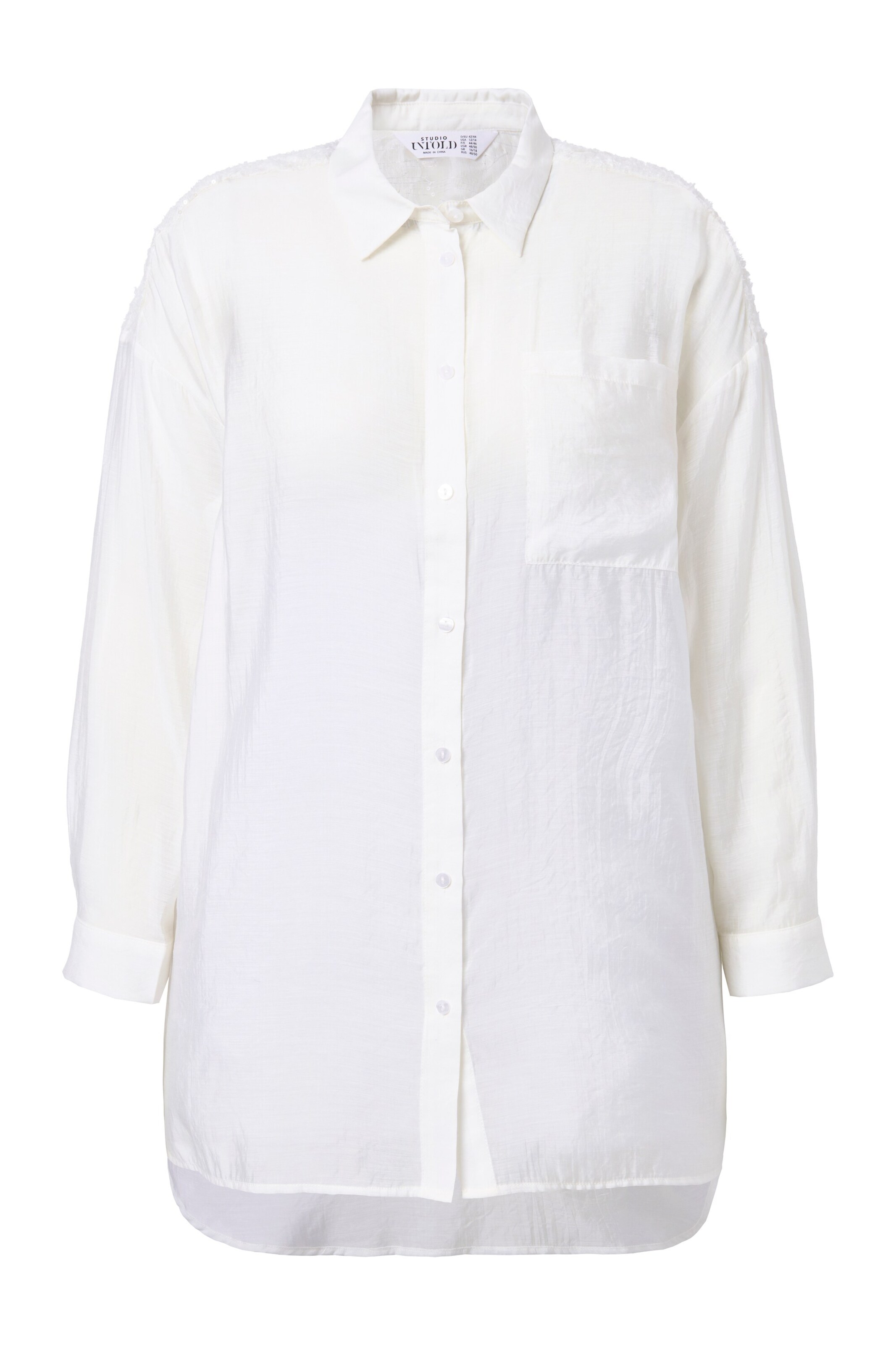 Studio Untold Bluse in weiß, Produktansicht