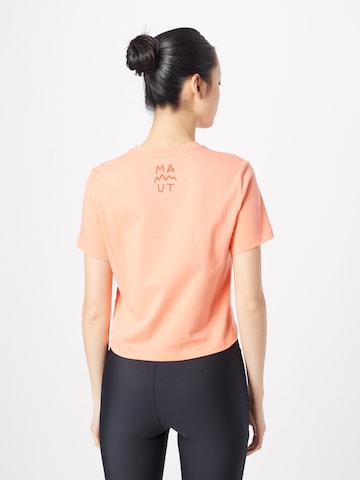 MAMMUT - Camiseta funcional 'Massone' en naranja