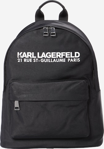 Karl Lagerfeld Backpack in Black: front