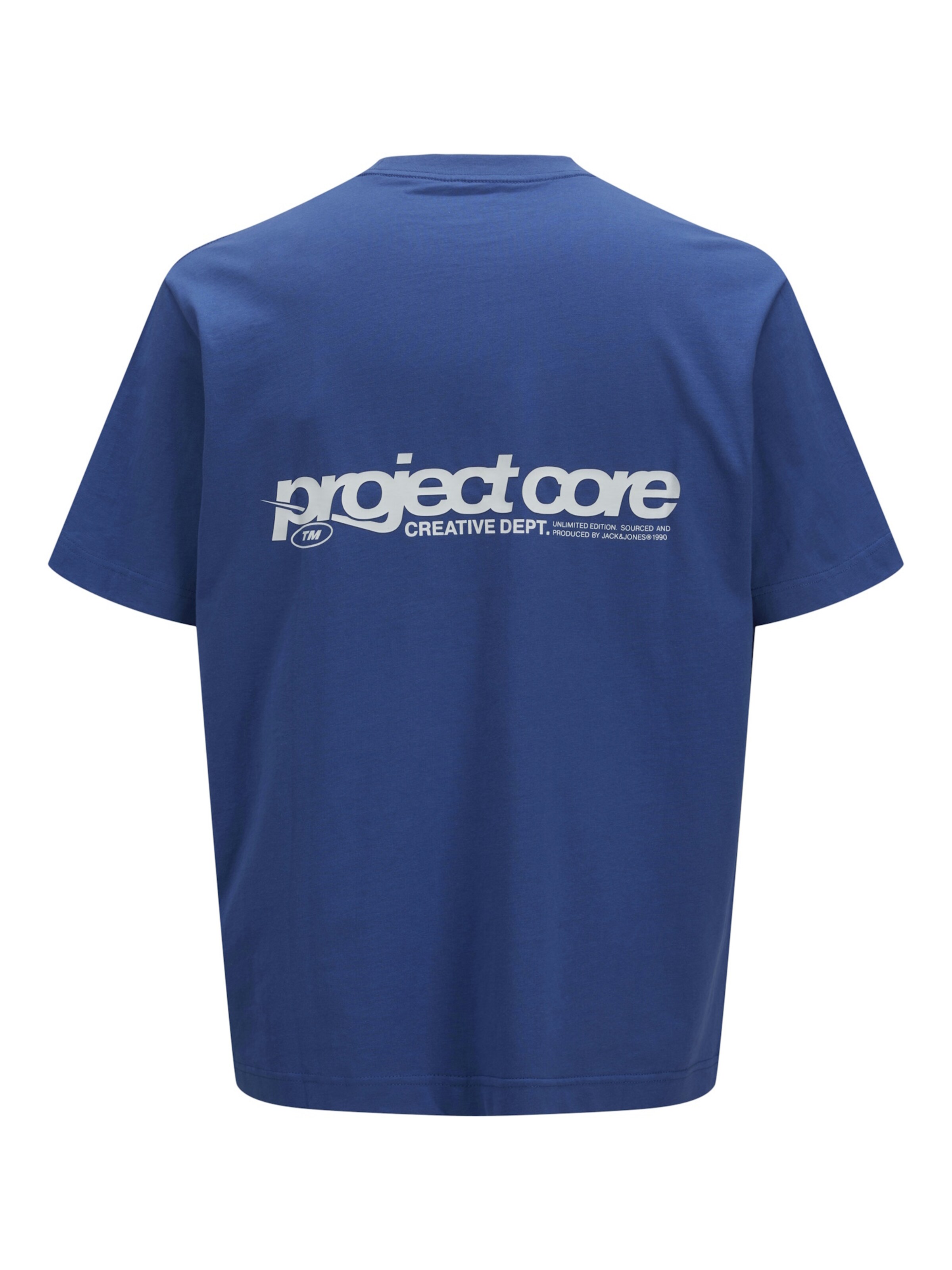 T-Shirt 'Union Back' Jack & Jones Junior en bleu