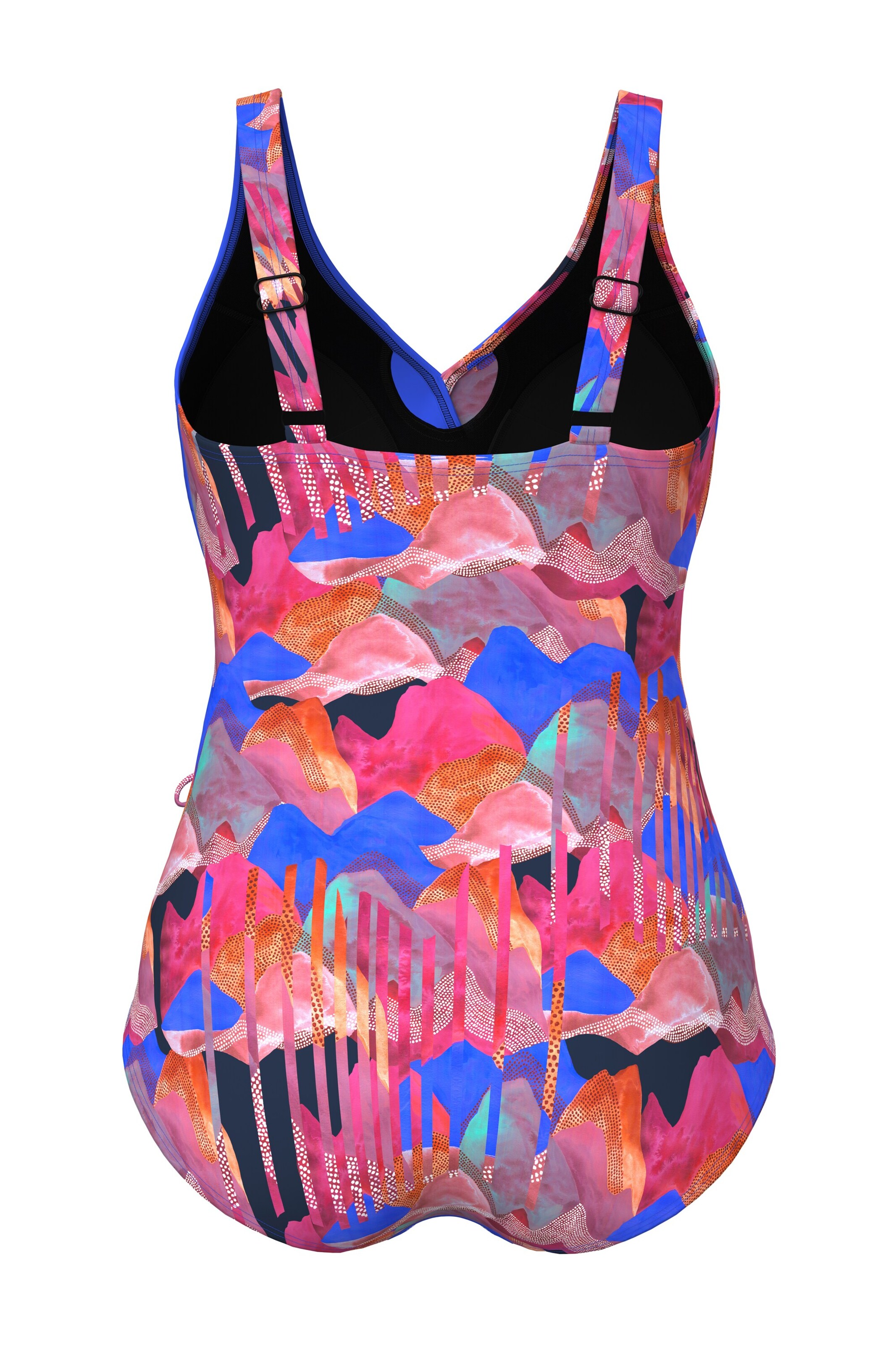 Ulla Popken Badpak in Blauw