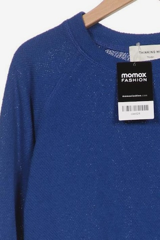 Thinking MU Sweatshirt & Zip-Up Hoodie in M in Blue