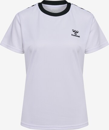 Hummel Performance Shirt 'Staltic Poly' in White: front