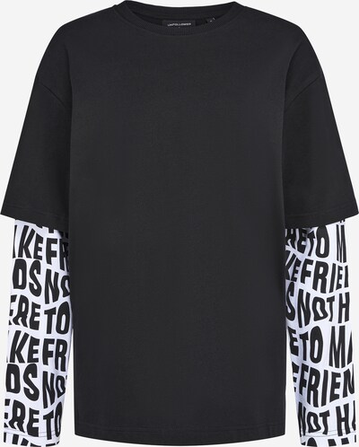 UNFOLLOWED x ABOUT YOU T-Shirt 'FOREVER' en noir, Vue avec produit