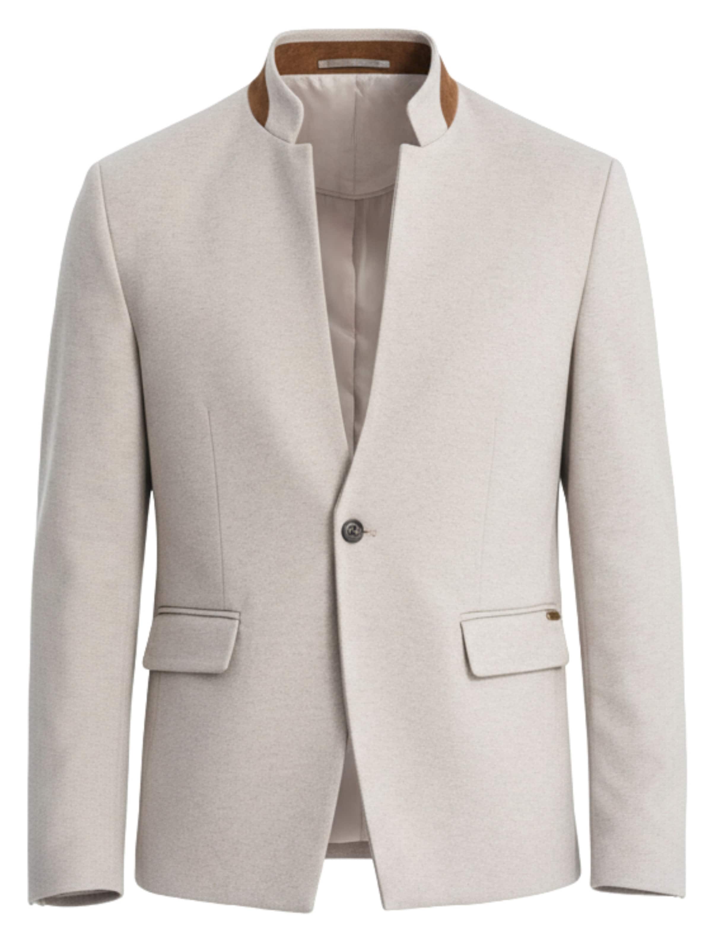Ombre Business-colbert in Beige: voorkant